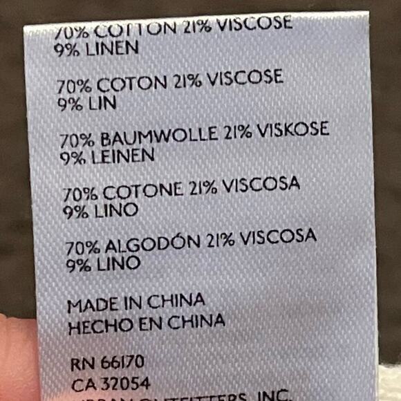 Free People Veda Sweater Knit Linen Blend Midi Skirt In Ivory - Picture 6 of 7